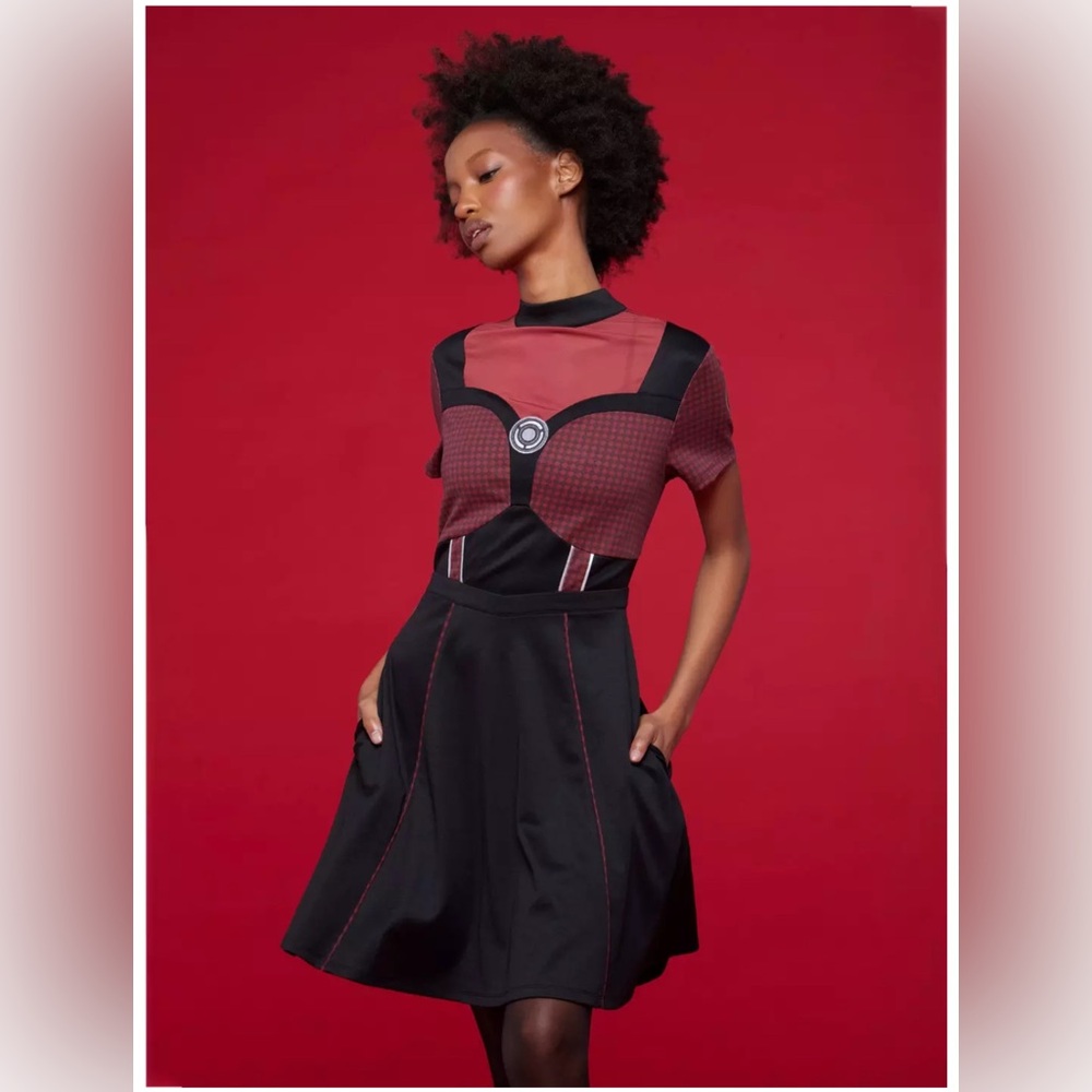 Her Universe Marvel Ant-Man Black and Red Dress Sz Medium